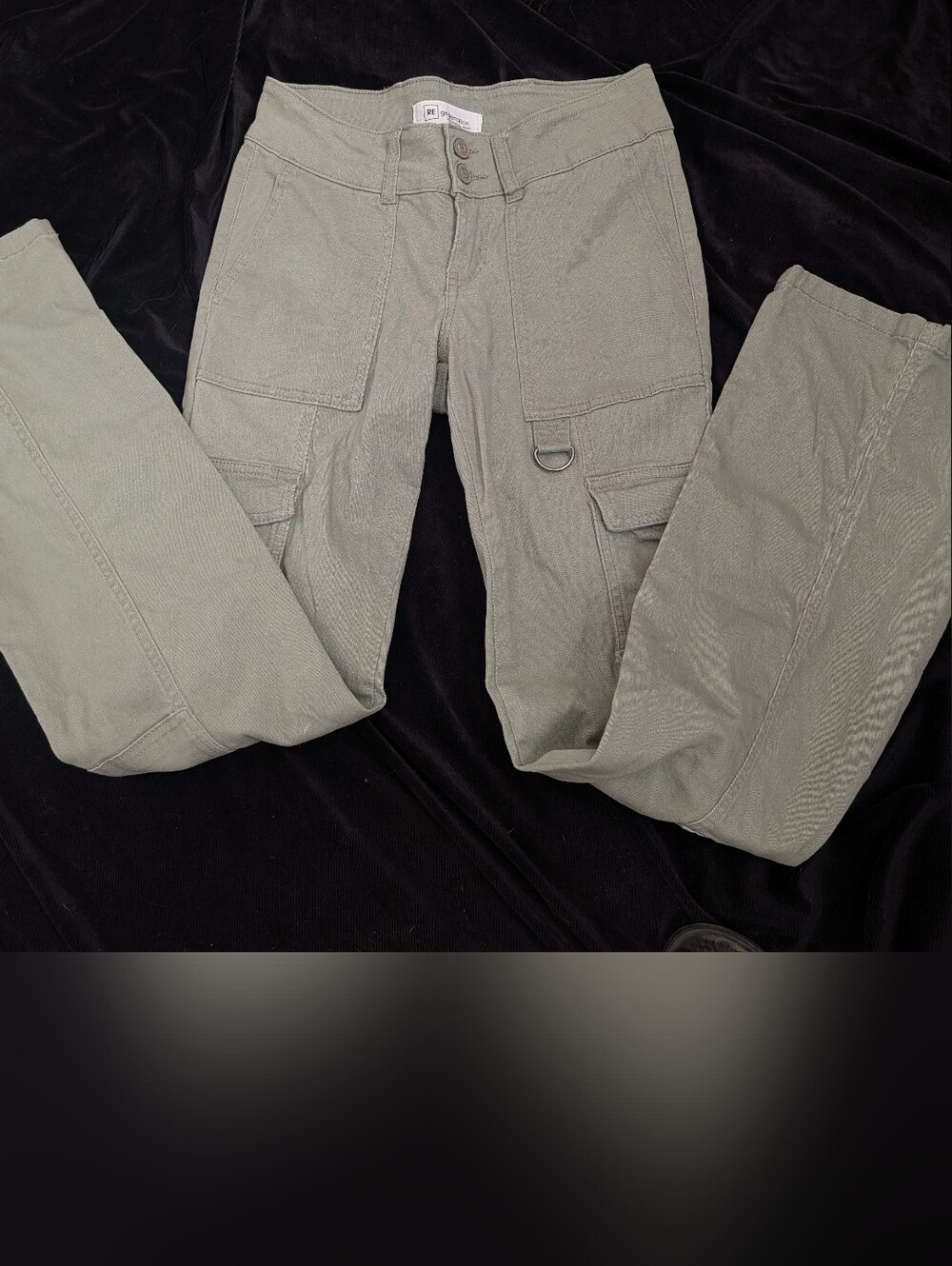 Celebrity Pink Olive Utility High-Rise Pants